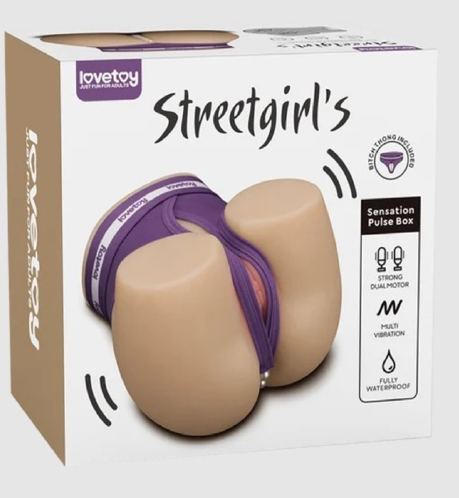 Street Girl masturbator vagina i anus sa dvostrukom vibracijom  LV352301